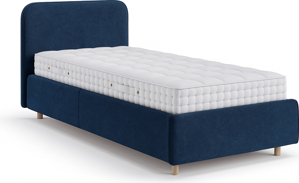 Изображение товара Двуспальная кровать Sonit Mia 140x200 шенилл Eclipse (15 синий)