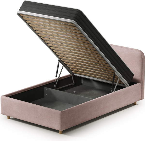 Изображение товара Полуторная кровать Sonit Mia 140x200 с ПМ шенилл Eclipse  (02 пыльная роза)