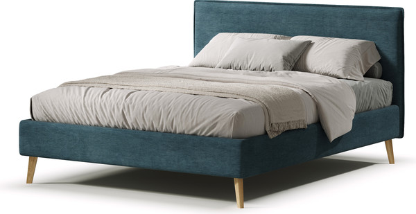 Изображение товара Полуторная кровать Sonit Narsis 140x200 шенилл Eclipse  (15 синий)