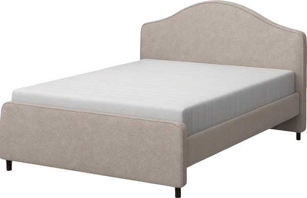Изображение товара Двуспальная кровать Sonit Dana 160x200 шенилл Eclipse (01 светло-бежевый)