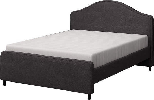 Изображение товара Двуспальная кровать Sonit Dana 160x200 шенилл Eclipse (07 светло-серый)