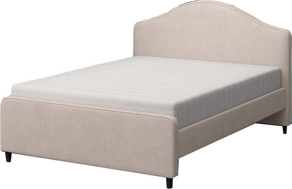 Изображение товара Двуспальная кровать Sonit Dana 160x200 велюр River (03 бежевый)