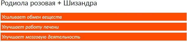 Изображение товара Пищевая добавка CYBERMASS Rhodiola Rosea+Schisandra (60шт)