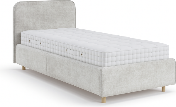 Изображение товара Двуспальная кровать Sonit Mia 160x200 велюр River (05 антрацит)