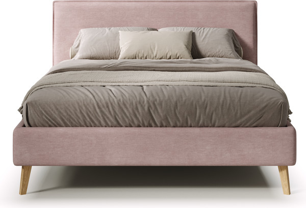 Изображение товара Двуспальная кровать Sonit Narsis 160x200 шенилл Eclipse  (02 пыльная роза)