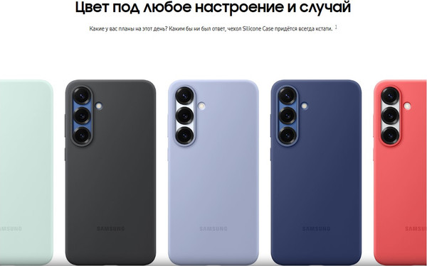 Изображение товара Чехол-накладка Samsung Silicone Case для S25+ / EF-PS936CBEGRU (черный)