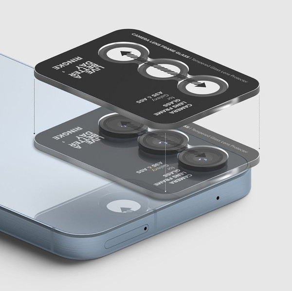 Изображение товара Защитное стекло для камеры телефона Ringke Camera Frame Protector для Galaxy A35/A55 5G (черный)