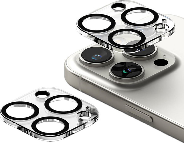 Изображение товара Защитное стекло для камеры телефона Ringke Camera Protector для iPhone 16 Pro/16 Pro Max (2шт, Clear)