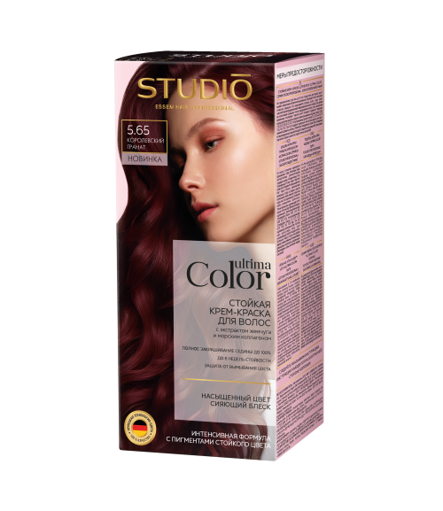 Изображение товара Крем-краска для волос Studio Professional Ultima Color тон 5.65 королевский гранат