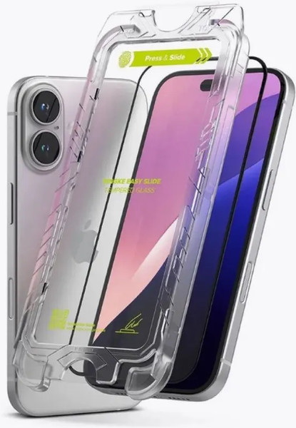 Изображение товара Защитное стекло для телефона Ringke Easy Slide для Iphone 15/16 (2шт, черный)