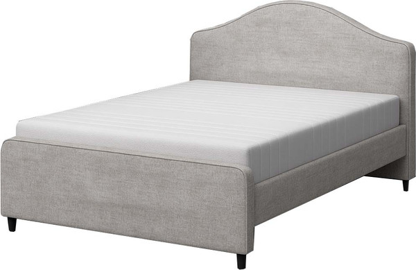 Изображение товара Двуспальная кровать Sonit Dana 180x200 велюр River (05 антрацит)