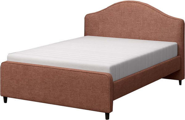 Изображение товара Двуспальная кровать Sonit Dana 180x200 велюр River (07 пыльная роза)