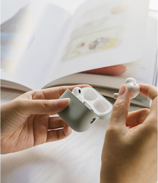 Изображение товара Чехол для наушников Ringke Silicone для Apple Airpods Pro 1/2 (морская пена)