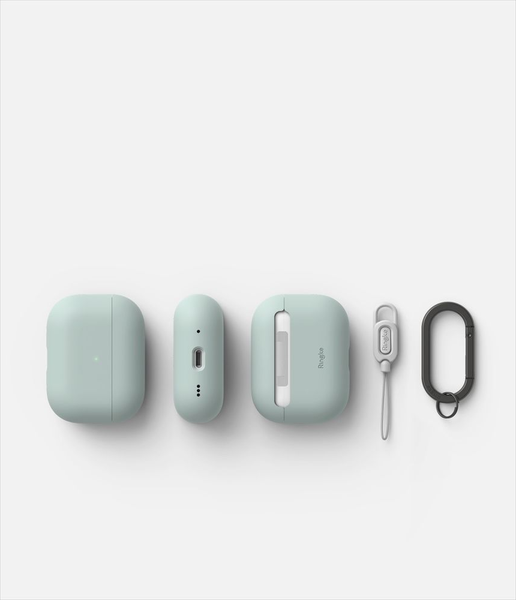 Изображение товара Чехол для наушников Ringke Silicone для Apple Airpods Pro 1/2 (морская пена)