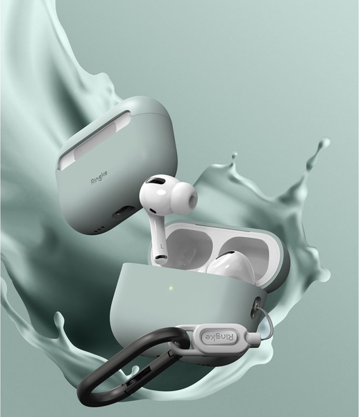 Изображение товара Чехол для наушников Ringke Silicone для Apple Airpods Pro 1/2 (морская пена)