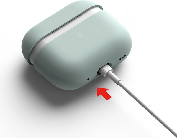 Изображение товара Чехол для наушников Ringke Silicone для Apple Airpods Pro 1/2 (морская пена)