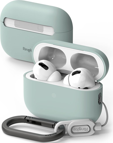 Изображение товара Чехол для наушников Ringke Silicone для Apple Airpods Pro 1/2 (морская пена)