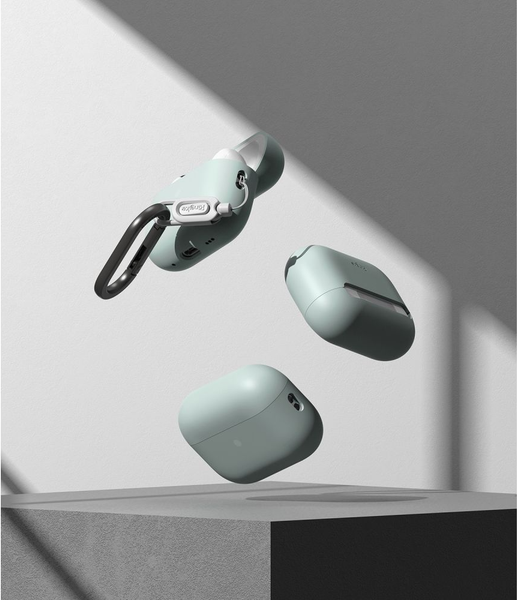 Изображение товара Чехол для наушников Ringke Silicone для Apple Airpods Pro 1/2 (морская пена)