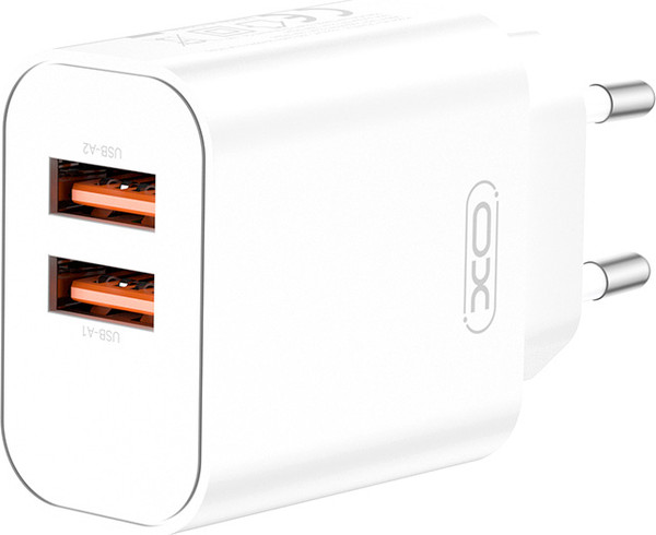 Изображение товара Зарядное устройство сетевое XO CE34 IP SET (белый)