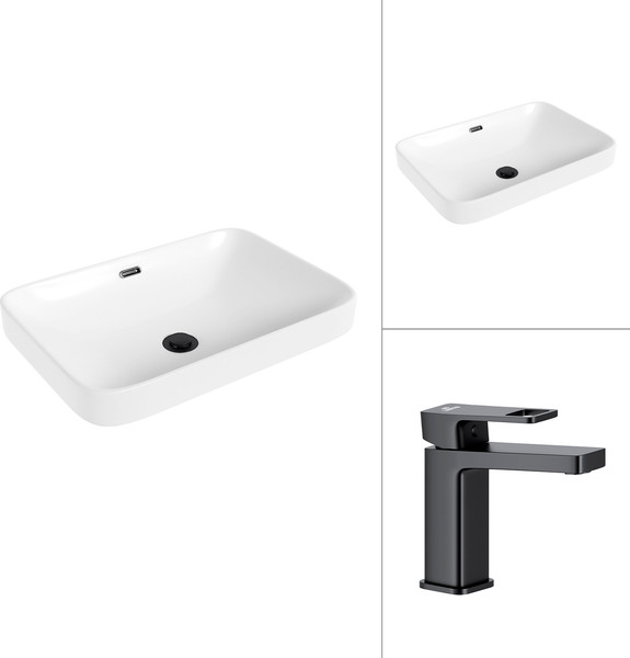 Изображение товара Умывальник со смесителем Lauter 21441A + Cascade 21СК655BS