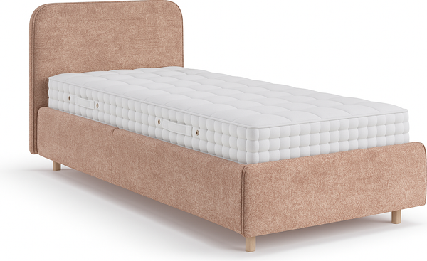 Изображение товара Двуспальная кровать Sonit Mia 90x200 с ПМ велюр River (07 пыльная роза)