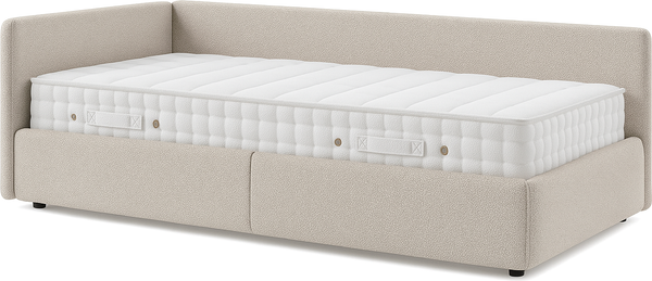 Изображение товара Кровать-тахта Sonit Nicole левый 90x200 шенилл Eclipse (01 светло-бежевый)