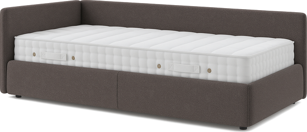 Изображение товара Кровать-тахта Sonit Nicole левый 90x200 шенилл Eclipse  (07 светло-серый)