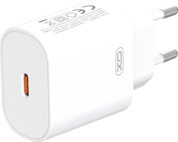 Изображение товара Зарядное устройство сетевое XO CE25 Type-C SET (белый)