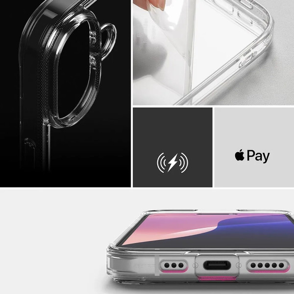 Изображение товара Чехол-накладка Ringke Fusion для iPhone 16 (Clear)