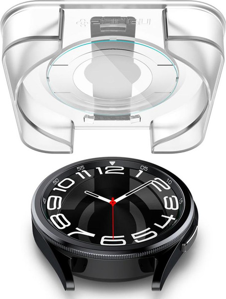 Изображение товара Защитное стекло для умных часов Spigen Glas.tr Ez-fit для Galaxy Watch Classic / AGL07067 (2шт, Clear)
