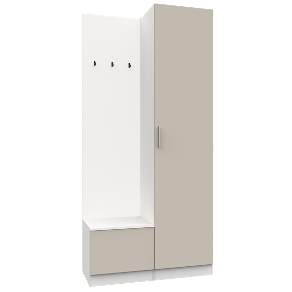 Изображение товара Секция в прихожую Интермебель Марсель-101 / МР 01-101 (кашемир)