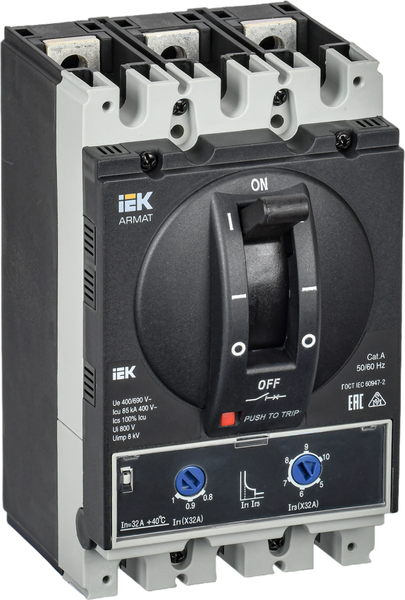 Изображение товара Выключатель автоматический IEK AR-MCCB-3A-085-0032A-ELSC