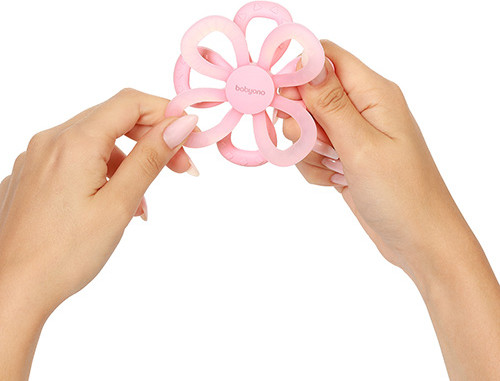Изображение товара Прорезыватель для зубов BabyOno Цветок / 1596/01 (розовый)