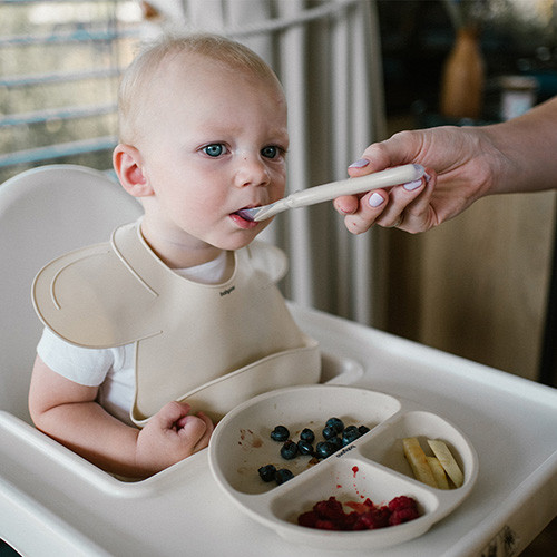 Изображение товара Ложка для кормления BabyOno 785/04 (бежевый)