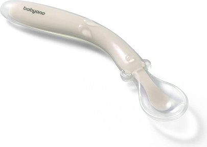 Изображение товара Ложка для кормления BabyOno 785/04 (бежевый)