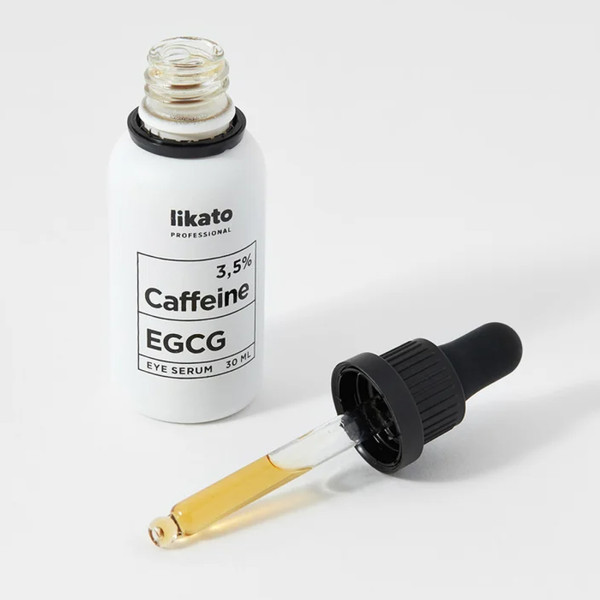 Изображение товара Сыворотка для век Likato Professional Против отеков и морщин с кофеином 3.5% + EGCG (30мл)