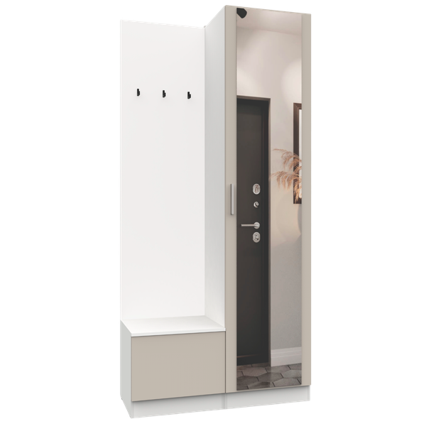 Изображение товара Секция в прихожую Интермебель Марсель-102 / МР 01-102 (кашемир)