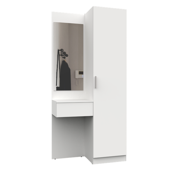 Изображение товара Секция в прихожую Интермебель Марсель-103 / МР 01-103 (белый премиум)