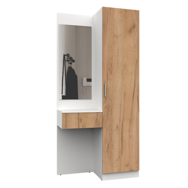 Изображение товара Секция в прихожую Интермебель Марсель-103 / МР 01-103 (дуб крафт золотой)