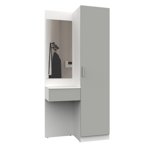 Изображение товара Секция в прихожую Интермебель Марсель-103 / МР 01-103 (шиншилла серая)