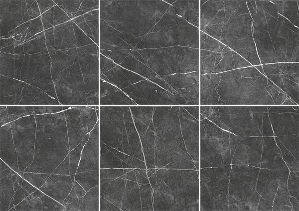 Изображение товара Плитка ProGres Marble Line NR0383 (600x600, темно-серый)
