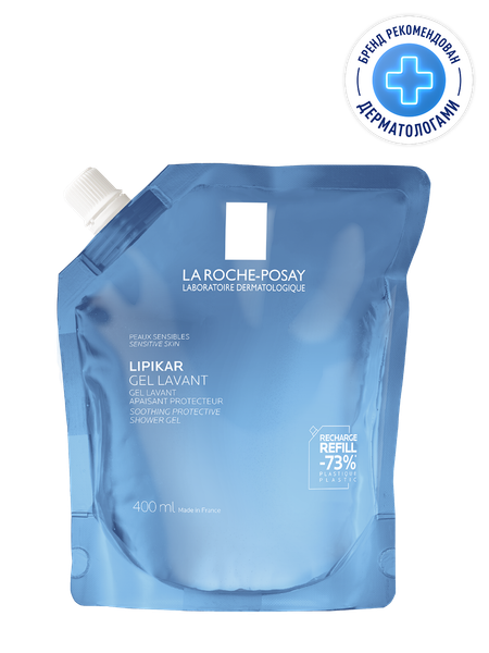 Изображение товара Гель для душа La Roche-Posay Lipikar Lavant успокаивающий с защитными свойствами (400мл, сменный блок)