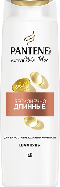Изображение товара Шампунь для волос PANTENE Pro V Бесконечно длинные (400мл)