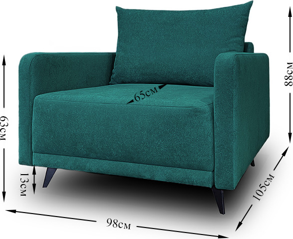 Изображение товара Кресло-кровать Nord Star Оша Malachite (зеленый)