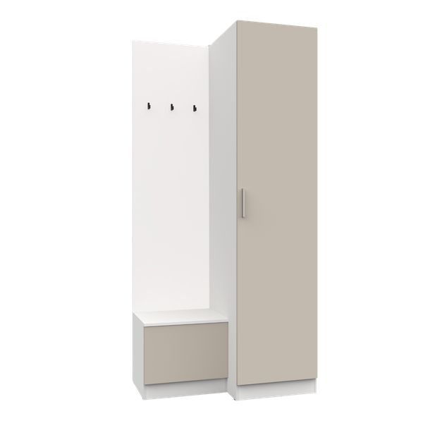 Изображение товара Секция в прихожую Интермебель Марсель-150 / МР 01-150 (кашемир)