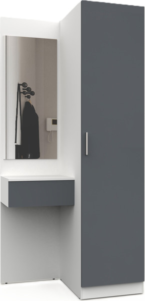 Изображение товара Секция в прихожую Интермебель Марсель-152 / МР 01-152 (графит серый)