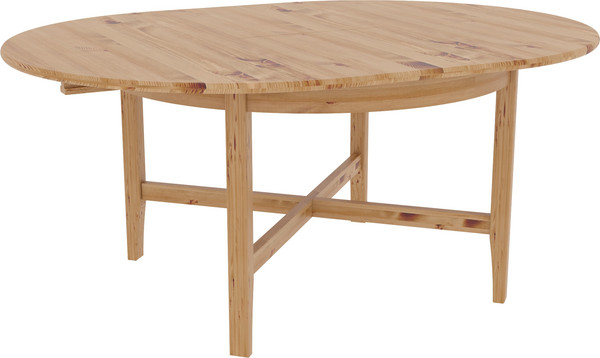 Изображение товара Обеденный стол ММЦ Кантри круглый (браун)