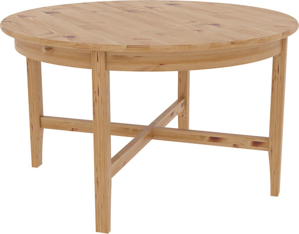 Изображение товара Обеденный стол ММЦ Кантри круглый (браун)