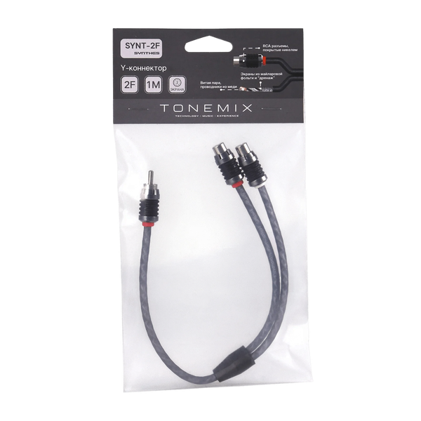 Изображение товара Межблочный кабель для автоакустики Tonemix SYNT-2F