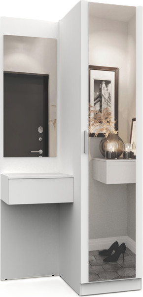 Изображение товара Секция в прихожую Интермебель Марсель-153 / МР 01-153 (белый премиум)